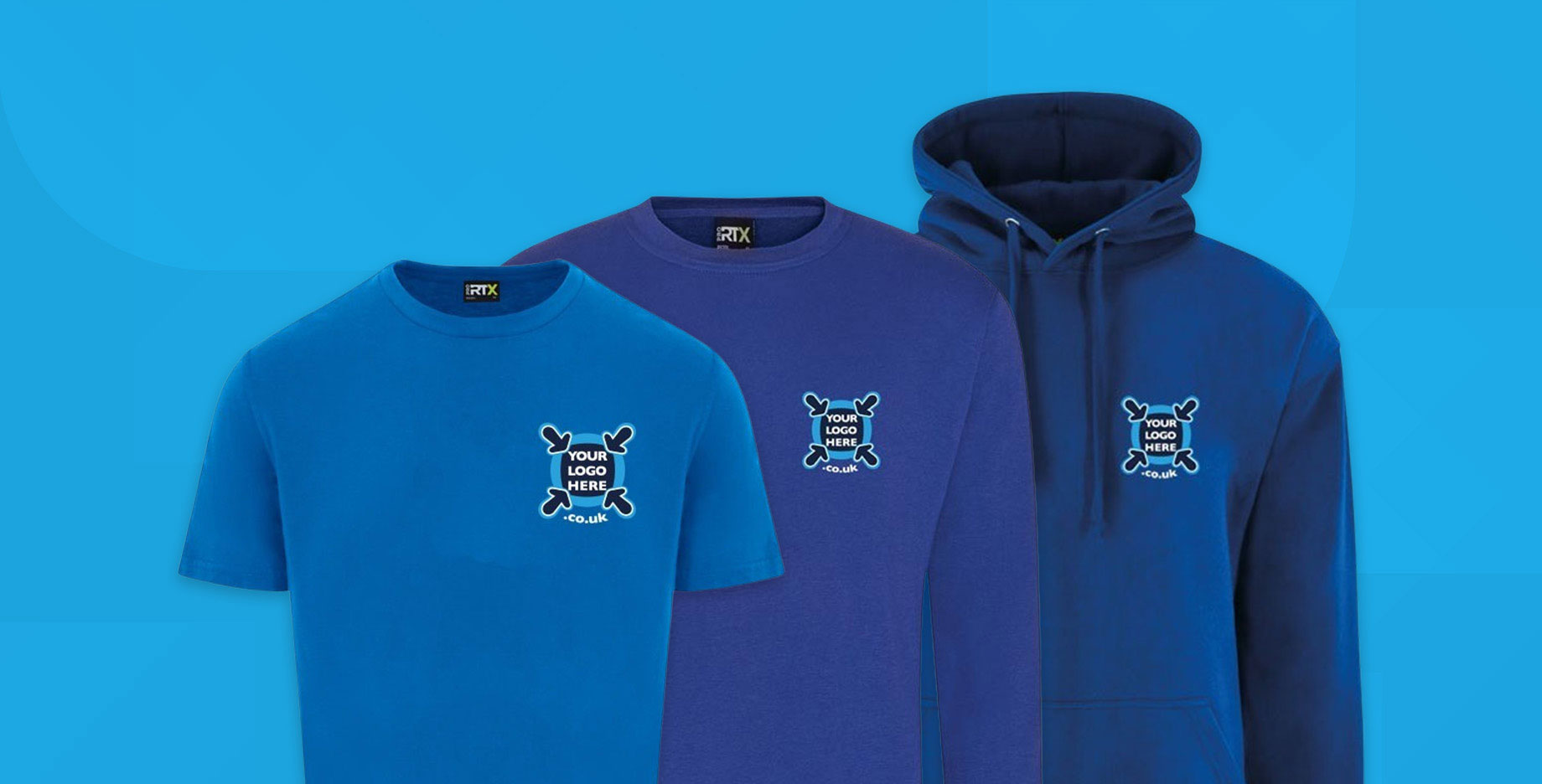 Custom logo embroidery and print on various garments for all types of businesses in Haverhill – website header image.