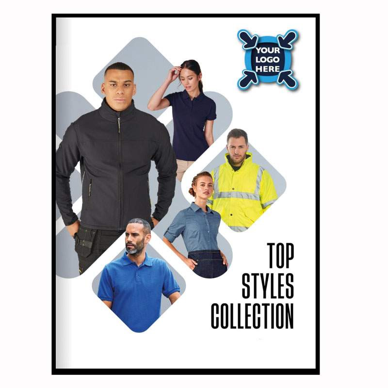 Preview of Your Logo Here's branded workwear and personalised clothing catalogue – click to explore our full range of high-quality custom uniforms and apparel in Haverhill.